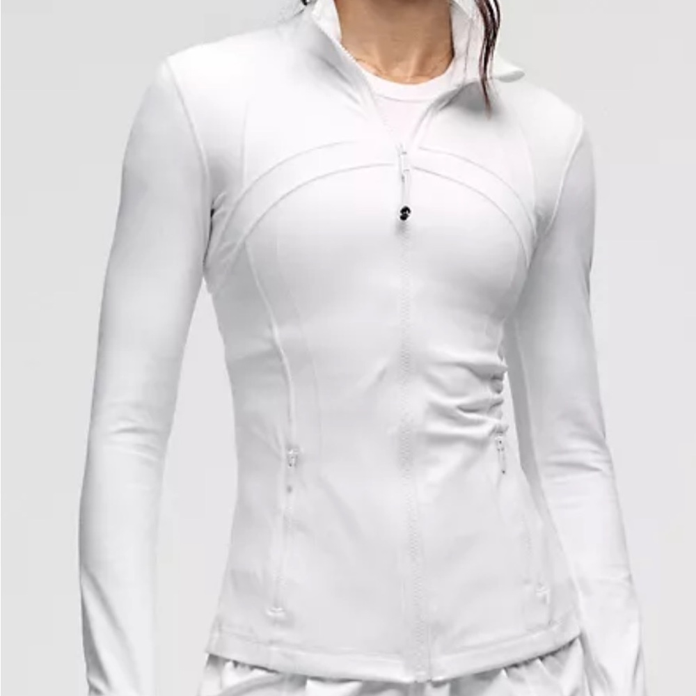 Lululemon Define zip up white Jacket